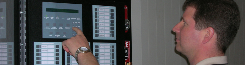 Fire system control panel